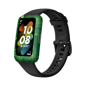 MAHOOT Green_Printed_Circuit_Board Cover Sticker for Huawei Band 7 Smartwatch