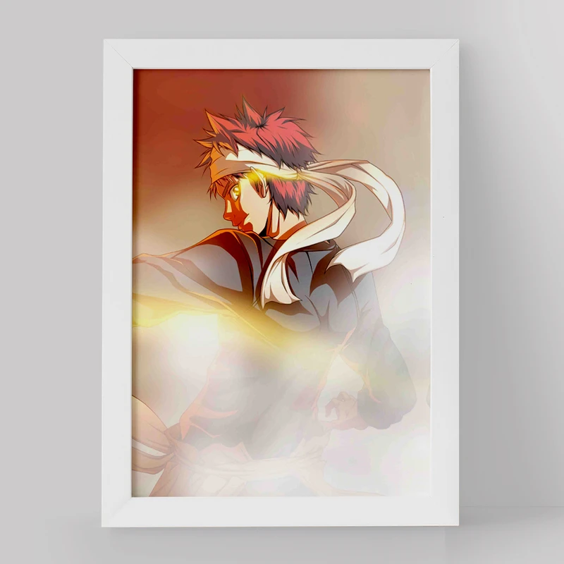 تابلو خندالو مدل سوما انیمه جنگ غذاها کد 16989