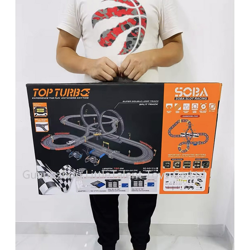 کیت ماشین بازی مدل مسابقه ای کنترلی طرح SOBA SLOT RACING کد 10/49
