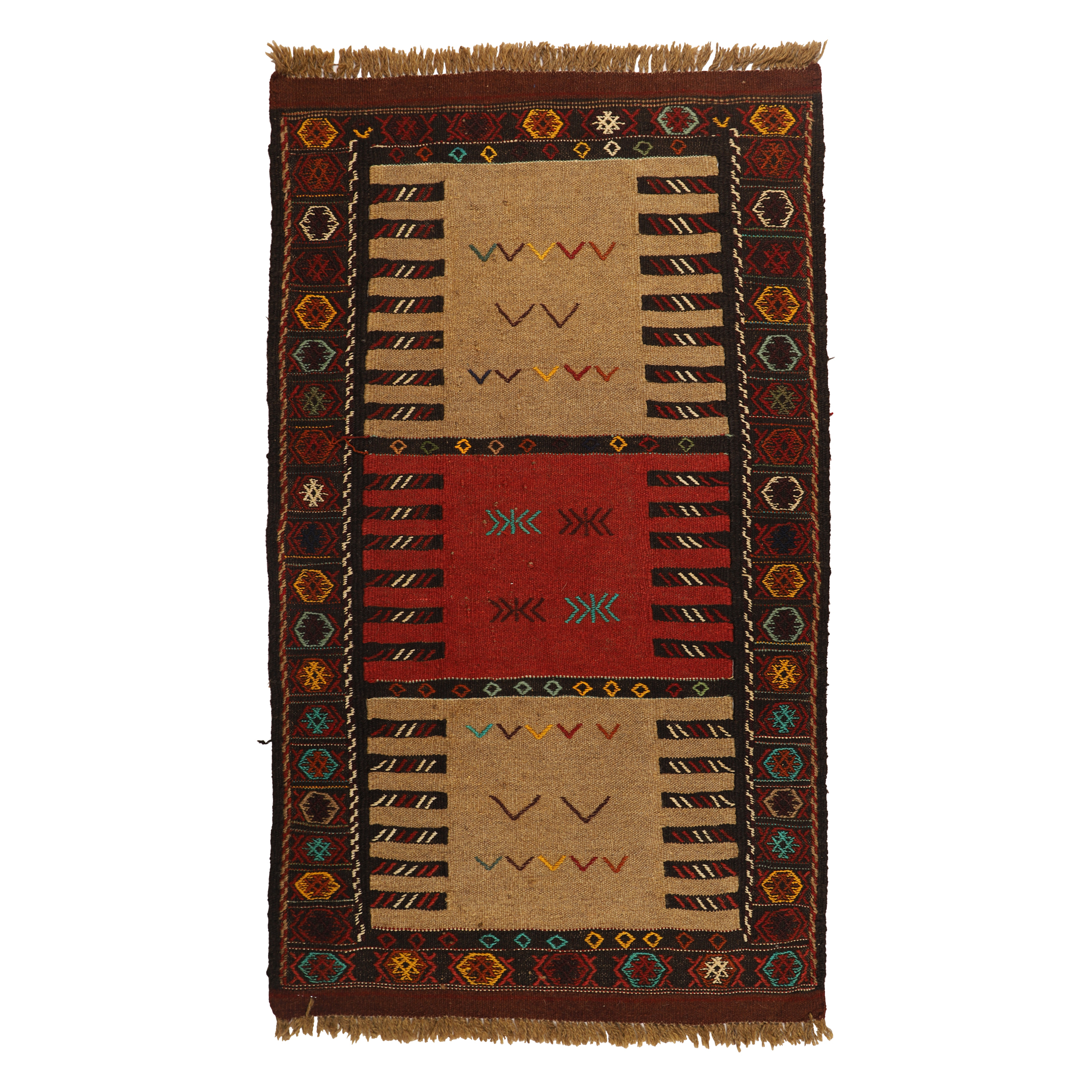 گلیم دستبافت دومتری کد 1403124