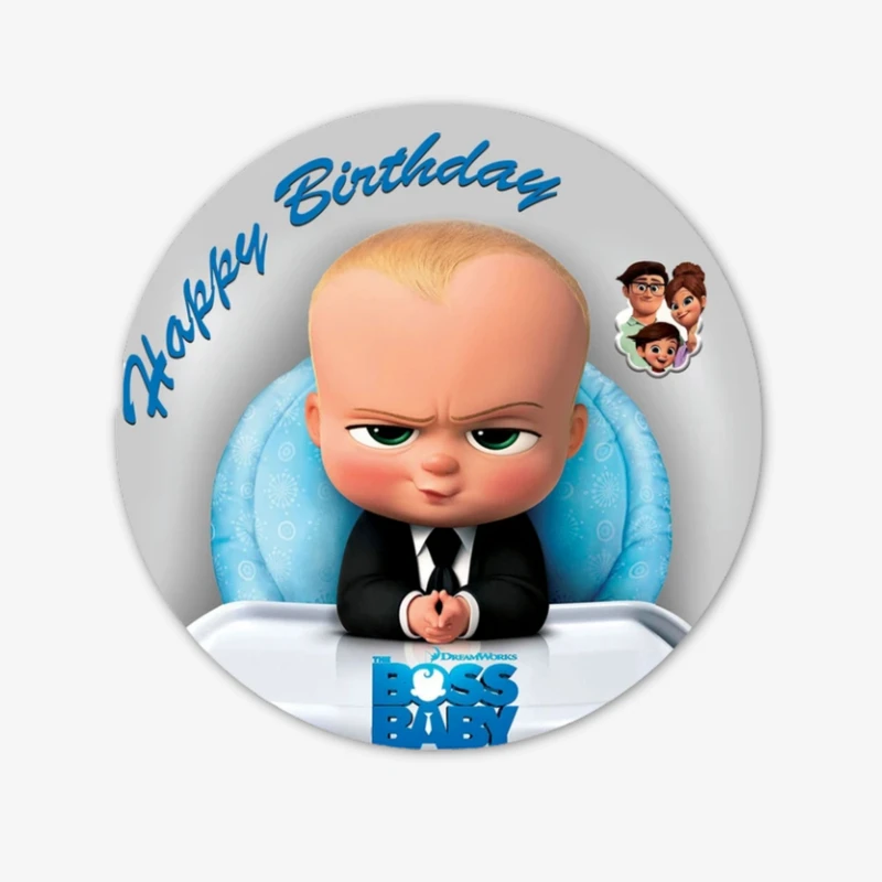 بنر تم تولد کودک طرح بچه رئیس کد B-SED_3380