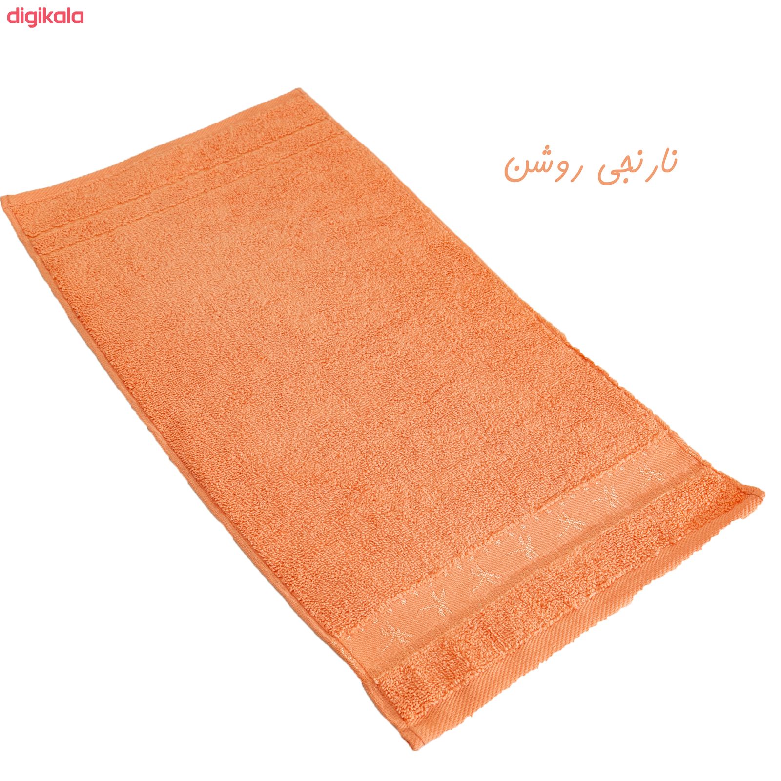 حوله دستی آذین بافت مدل تاج سایز 30x60 سانتی متر main 1 10