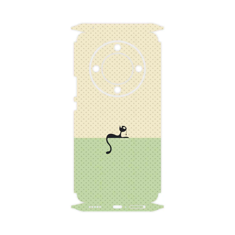 برچسب پوششی ماهوت مدل Minimal Internet Cat Icon-FullSkin مناسب برای گوشی موبایل آنر X9b