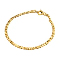 دستبند زنجیری طلا 18 عیار زنانه کاج گلد گالری مدل کارتیه