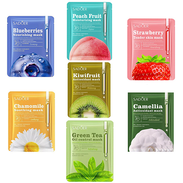 ماسک صورت سادور مدل آبرسان وزن 25 گرم بسته 7 عددی