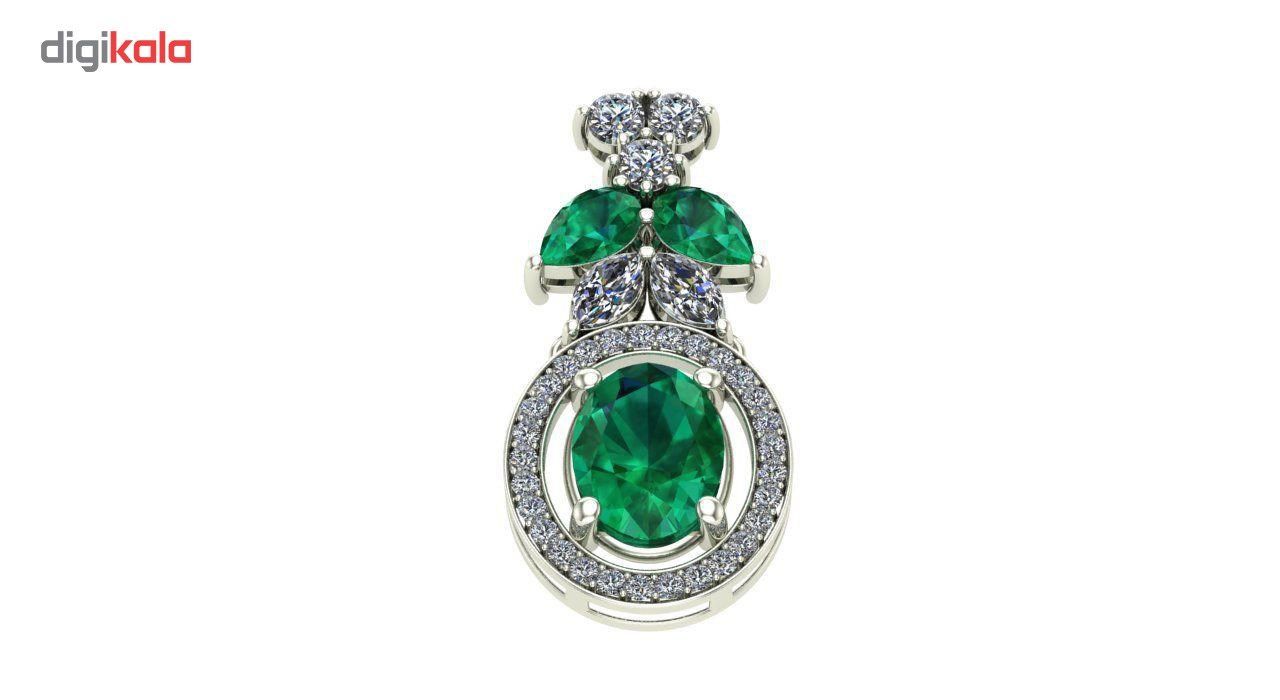 آویز طلا اونیکست مدل Emerald 1628 main 1 1