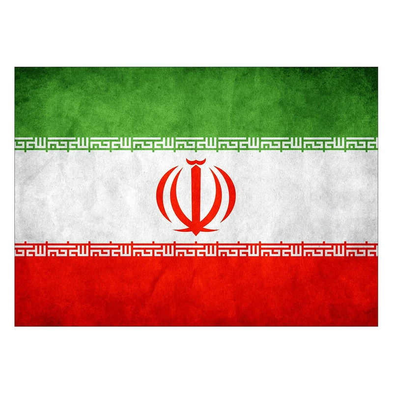 تابلوی شاسی ونسونی طرح Iran Flag سایز 30 × 40