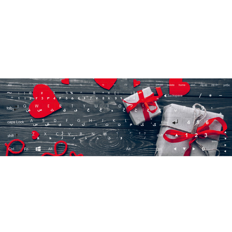 برچسب حروف فارسی کیبورد مدل 122