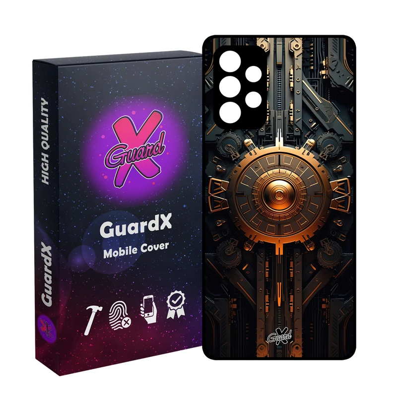 کاور گارد ایکس طرح قفل مدل Glass10614 مناسب برای گوشی موبایل سامسونگ Galaxy A73