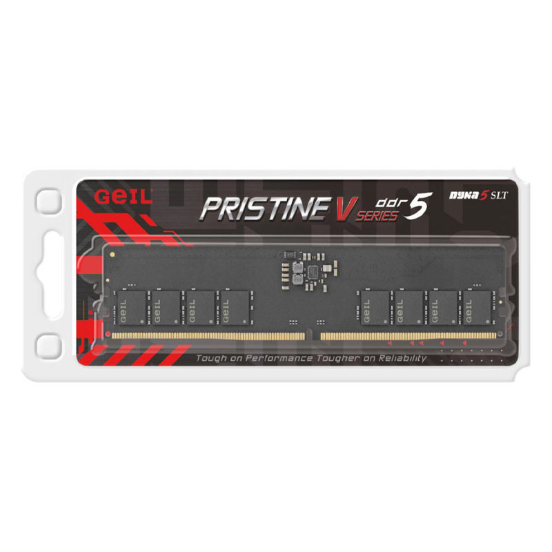 خرید و قیمت رم دسکتاپ DDR5 تک کاناله 16 گیگابایت گیل مدل Pristine فرکانس 5200 مگاهرتز تایمینگ CL38 ماژول U-DIMM با ضمانت مادامالعمر