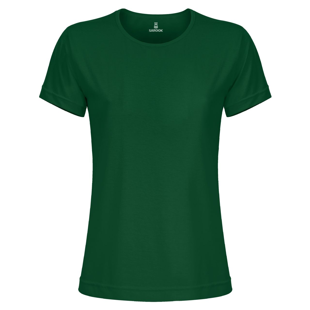 تی شرت آستین کوتاه زنانه ساروک مدل TSHPYR کد 09 رنگ یشمی -  - 1