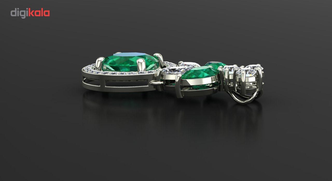 آویز طلا اونیکست مدل Emerald 1628 main 1 2