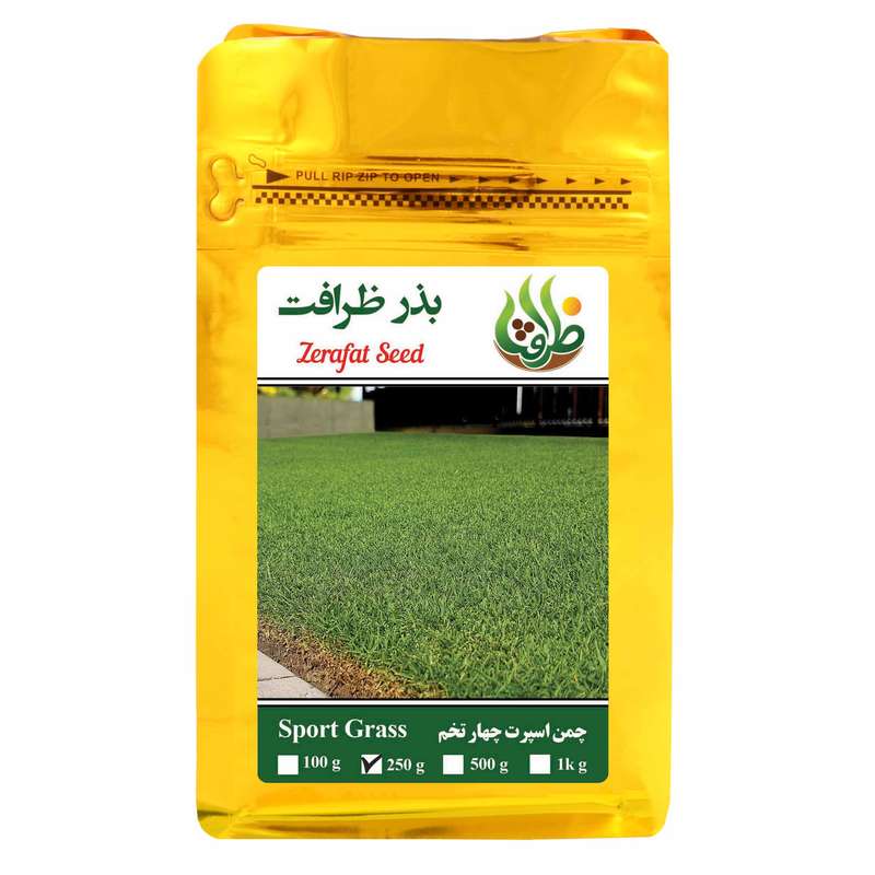 بذر چمن خارجی اسپرت چهار تخم ظرافت مدل BZ9663 بذر چمن خارجی اسپرت چهار تخم ظرافت مدل BZ9663