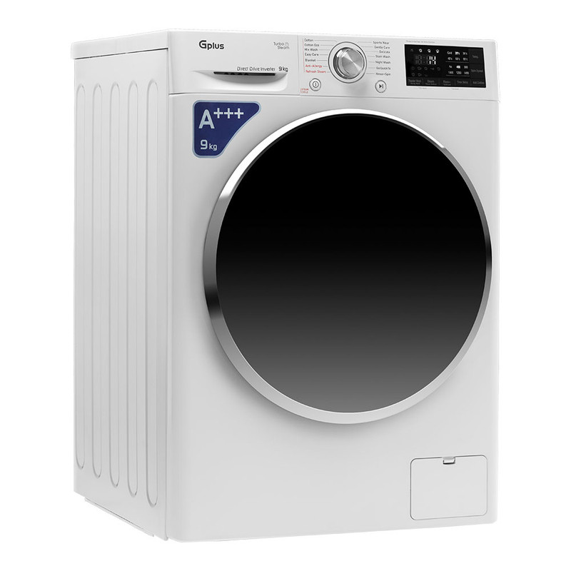 ماشین لباسشویی جی پلاس مدل GWM-L909SW ظرفیت 9 کیلوگرم 3 در وبزینر ماشین لباسشویی جی پلاس مدل GWM-L909SW ظرفیت 9 کیلوگرم