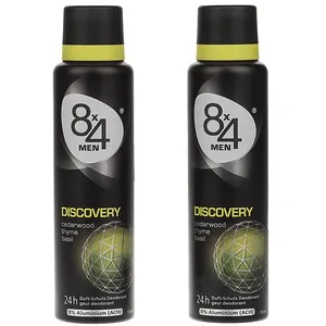پک اسپری مردانه هشت در چهار مدل Discovery حجم 150 میلی لیتر بسته 2 عددی