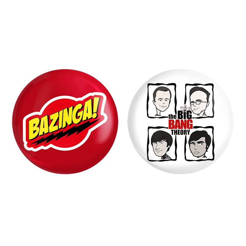 مگنت خندالو طرح سریال تئوری بیگ بنگ The Big Bang Theory کد 1330613302 مجموعه 2 عددی