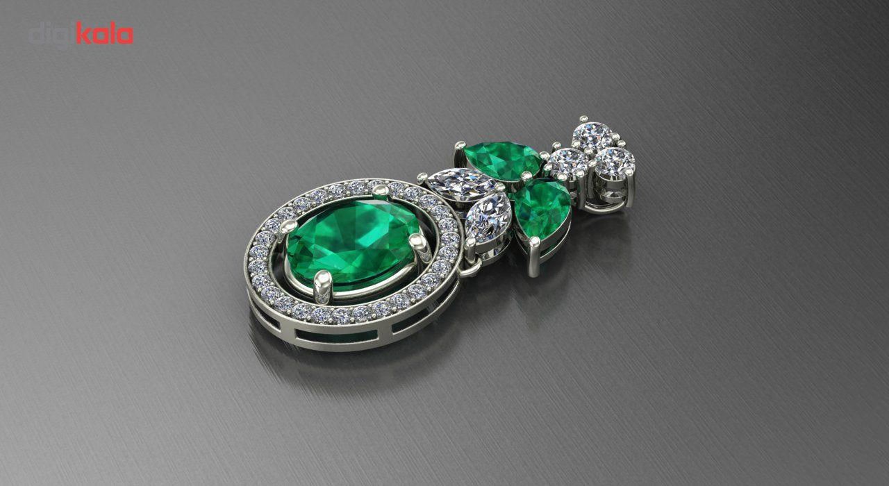 آویز طلا اونیکست مدل Emerald 1628 main 1 3