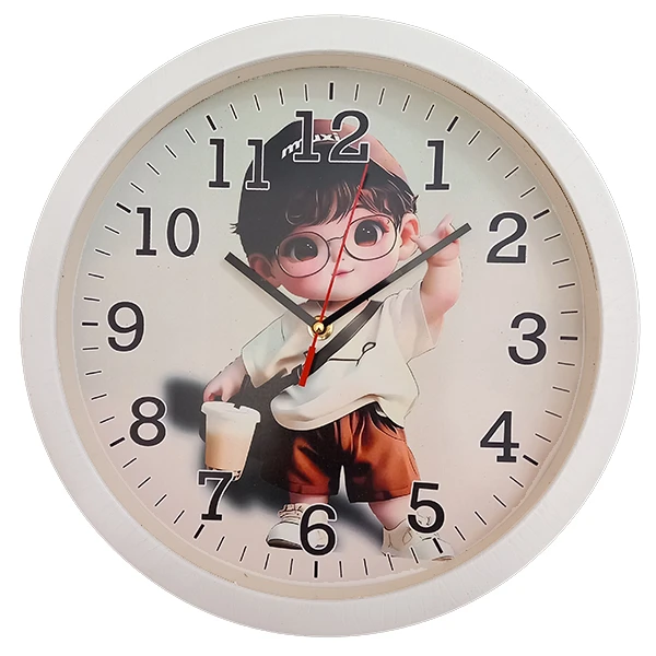 ساعت دیواری کودک مدل پسرک کد 40309028