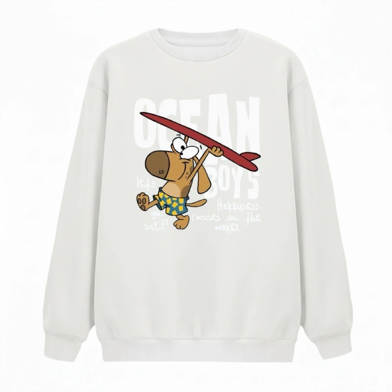 سویشرت زنانه مدل پسر اقیانوس 