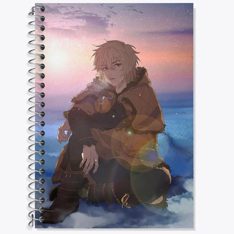 دفتر لغت 50 برگ خندالو مدل تورفین انیمه وینلند Vinland Saga کد 27494