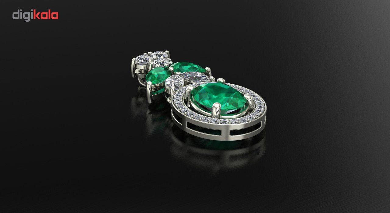 آویز طلا اونیکست مدل Emerald 1628 main 1 4