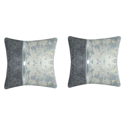 کاور کوسن مدل مخمل و پتینه مجموعه 2 عددی