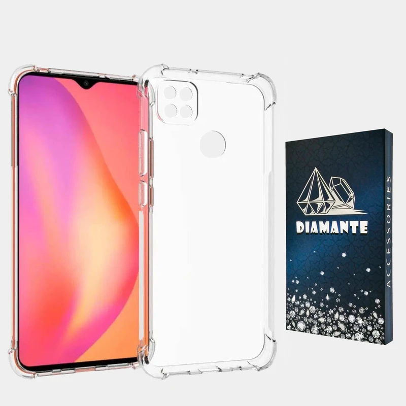کاور دیامانته مدل shiny navy مناسب برای گوشی موبایل شیائومی Redmi 10A / Redmi 9C