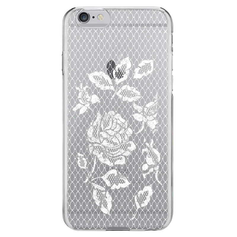 کاور مگافون طرح گل مدل C43-W مناسب برای گوشی موبایل اپل Iphone 6 / 6s