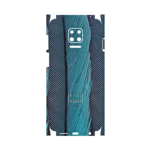 MAHOOT Turquoise feathers-FullSkin Cover Sticker for Xiaomi Redmi Note 9S