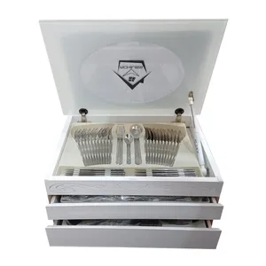 سرویس قاشق و چنگال 128 پارچه آکلیس کد5