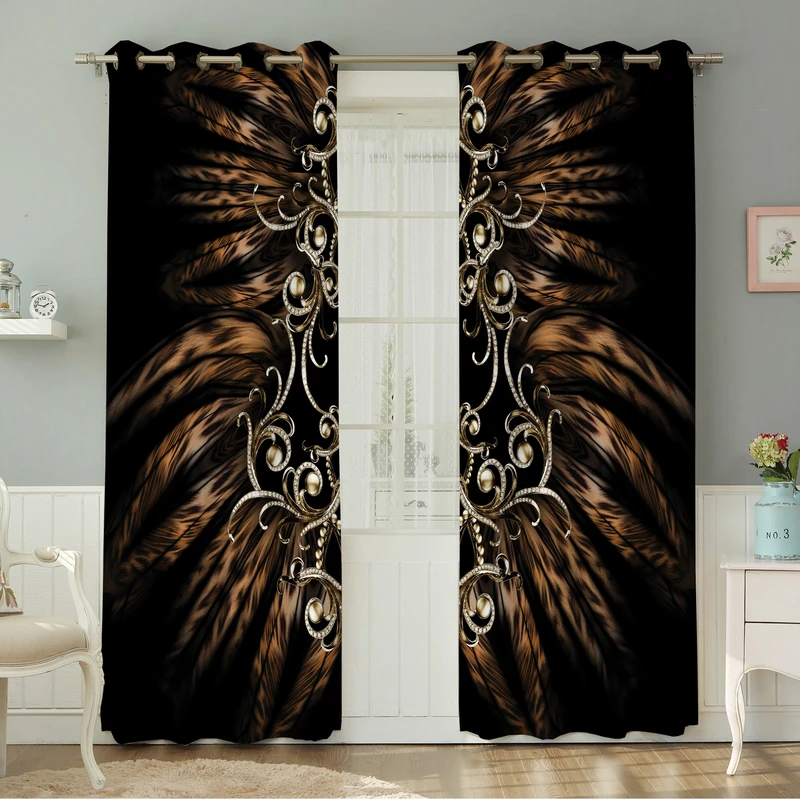 پرده نیروانا طرح مدرن مدل مخمل کد 4486 سایز 140×280 سانتی متر