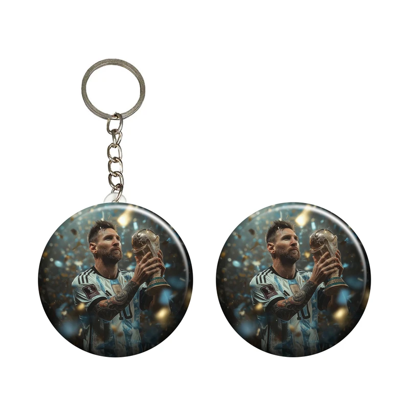 پیکسل ابیگل طرح لیونل مسی بارسلونا آرژانتین کد 074 به همراه جاکلیدی