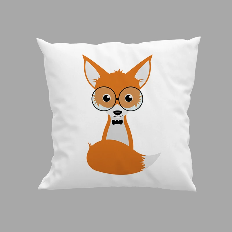 کوسن کودک پاد آفرین مدل روباه عینکی کد DKK77