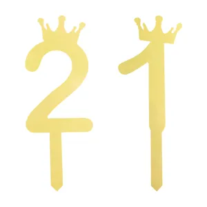 تاپر کیک هانستو مدل عدد 21 کد TPN21 مجموعه 2 عددی