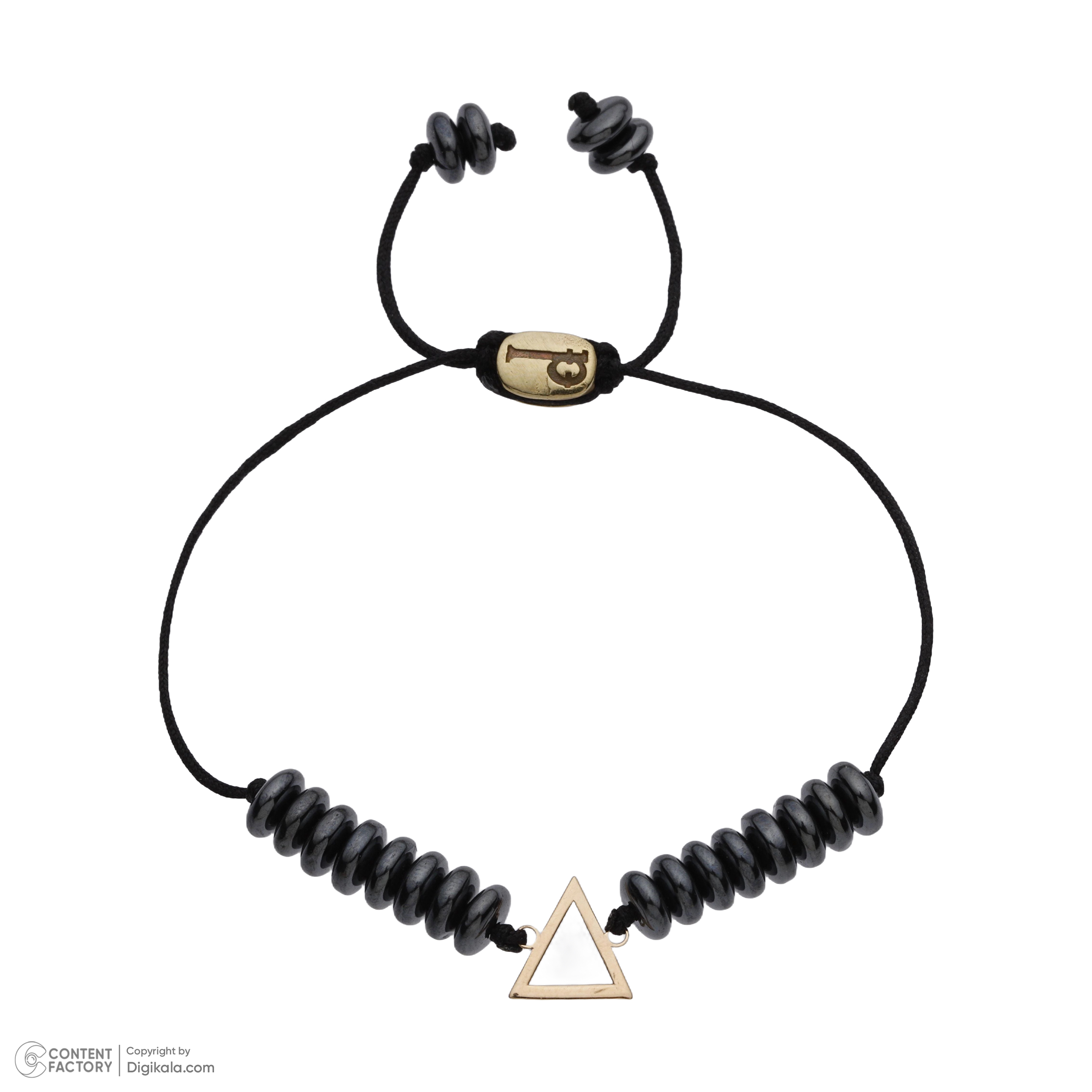 دستبند طلا 18 عیار زنانه پرسته مدل wbb599 -  - 2