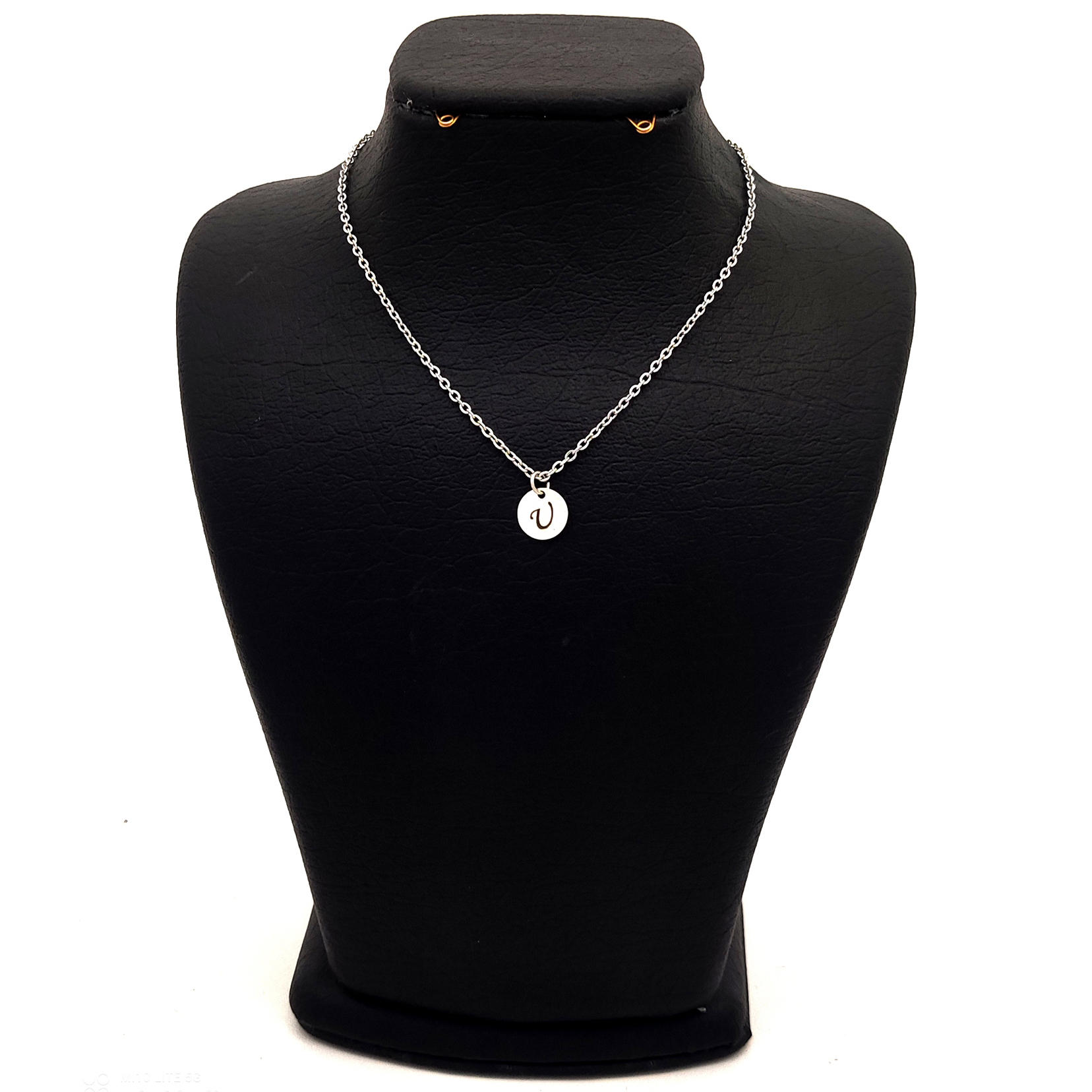 گردنبند نقره زنانه دلی جم مدل دایره U