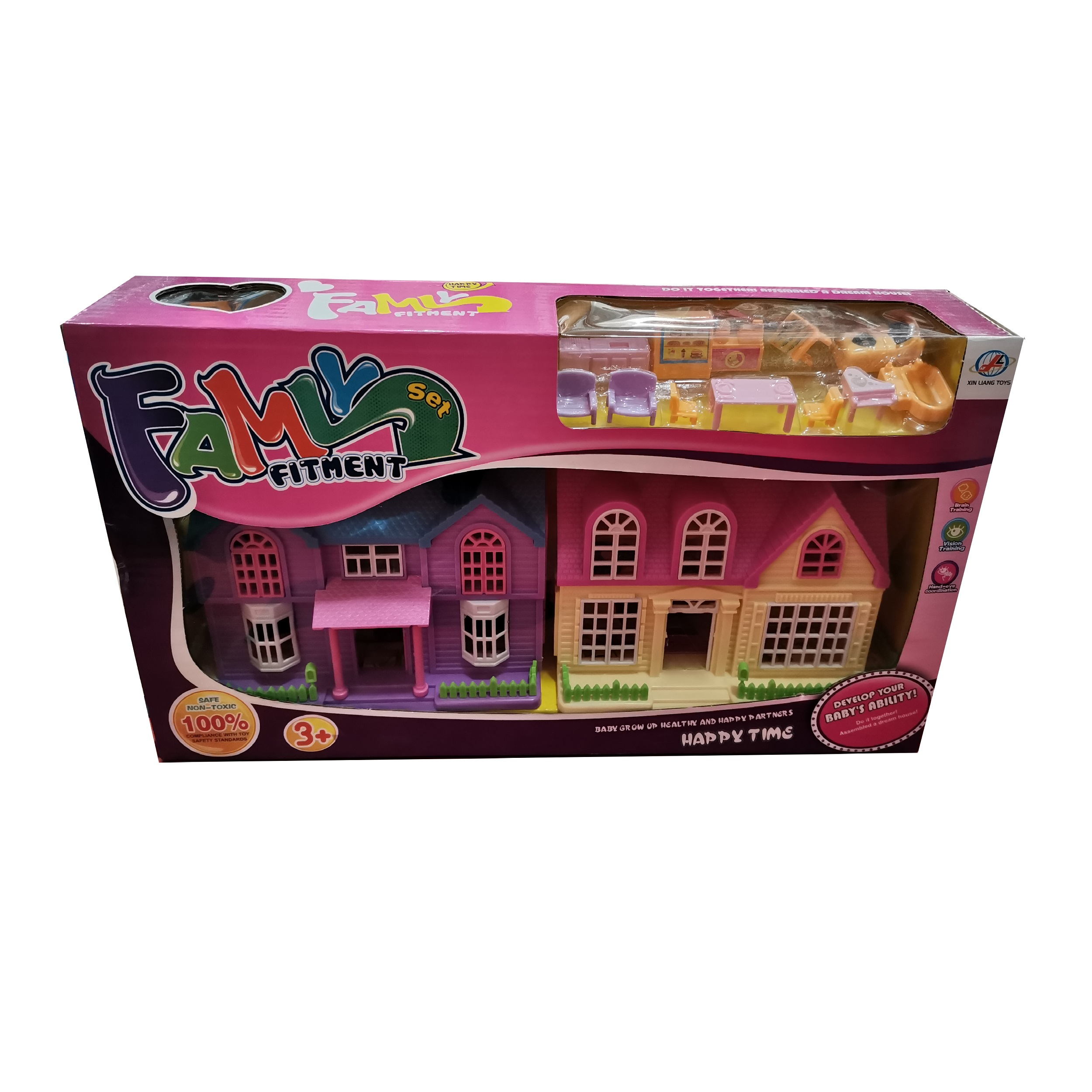اسباب بازی طرح خانه عروسکی مدل FAMLY FITMENT SET