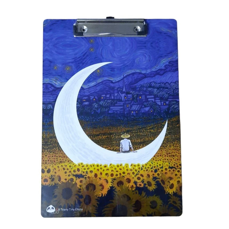 تخته شاسی طرح گلهای آفتابگردان ونگوگ سایز A4