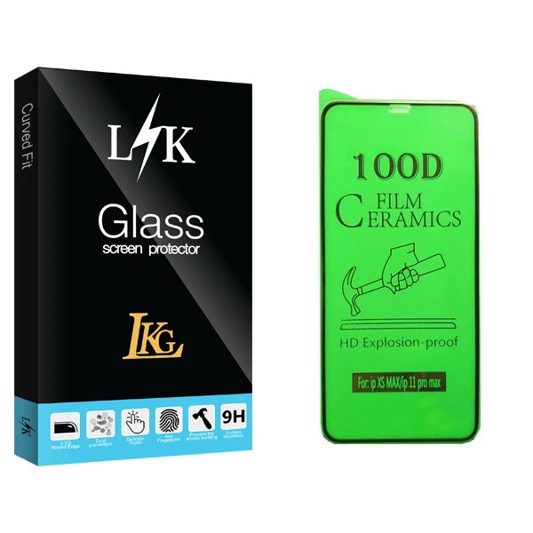 محافظ صفحه نمایش سرامیکی ال کا جی مدل LK Glass مناسب برای گوشی موبایل اپل iPhone 11 Pro Max