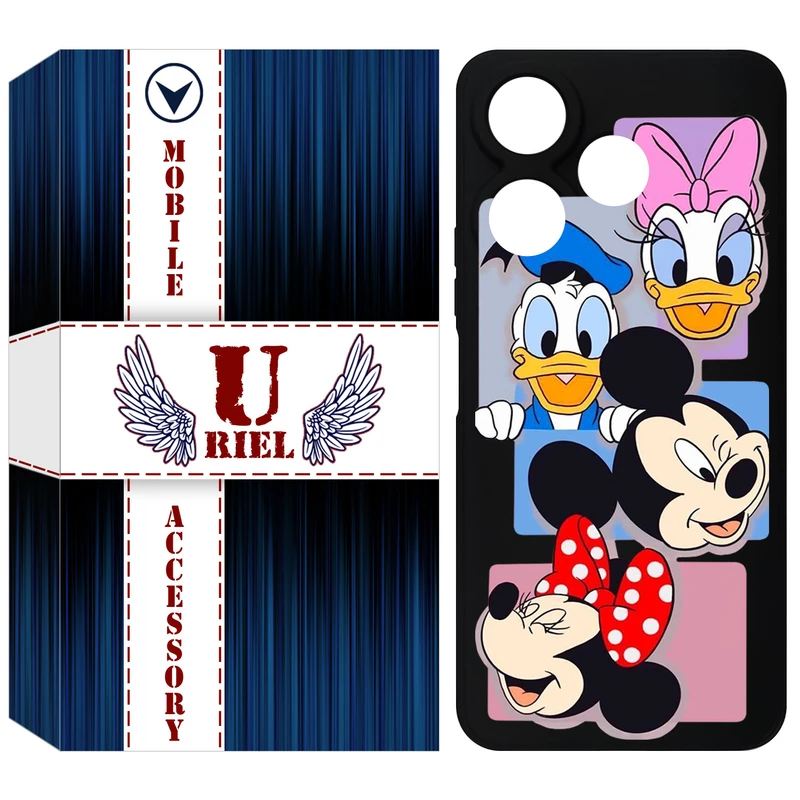 کاور یوریل قاب مدل KSH کد 5 طرح عروسکی مناسب برای گوشی موبایل شیائومی Redmi 13 4G / Redmi 13 5G / Poco M6 4G