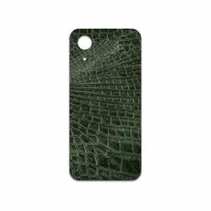 MAHOOT Green-Crocodile-Leather Cover Sticker for Samsung Galaxy A03 Core
