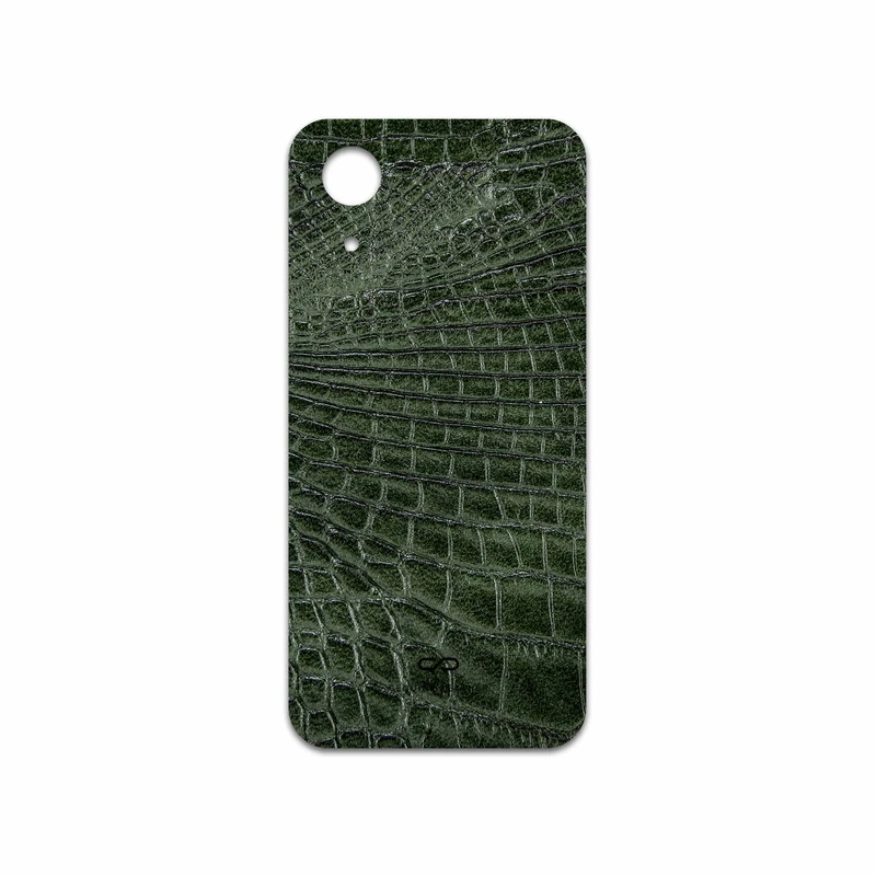 برچسب پوششی ماهوت مدل Green-Crocodile-Leather مناسب برای گوشی موبایل سامسونگ Galaxy A03 Core