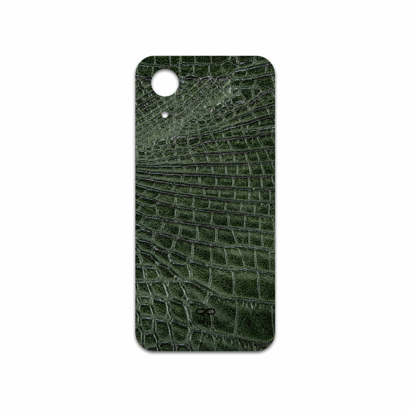 برچسب پوششی ماهوت مدل Green-Crocodile-Leather مناسب برای گوشی موبایل سامسونگ Galaxy A03 Core