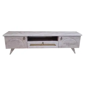 میز تلویزیون شبستان مدل ۲۱۷۹ مناسب برای تلویزیون تا 65 اینچ