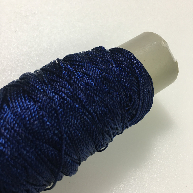 نخ دوخت چرم دوزی مدل ابریشمی Blu100m سایز 10 طول 100 متر