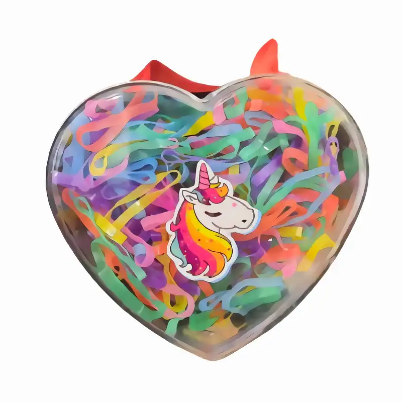 کش مو دخترانه مدل قلب بسته 40 عددی