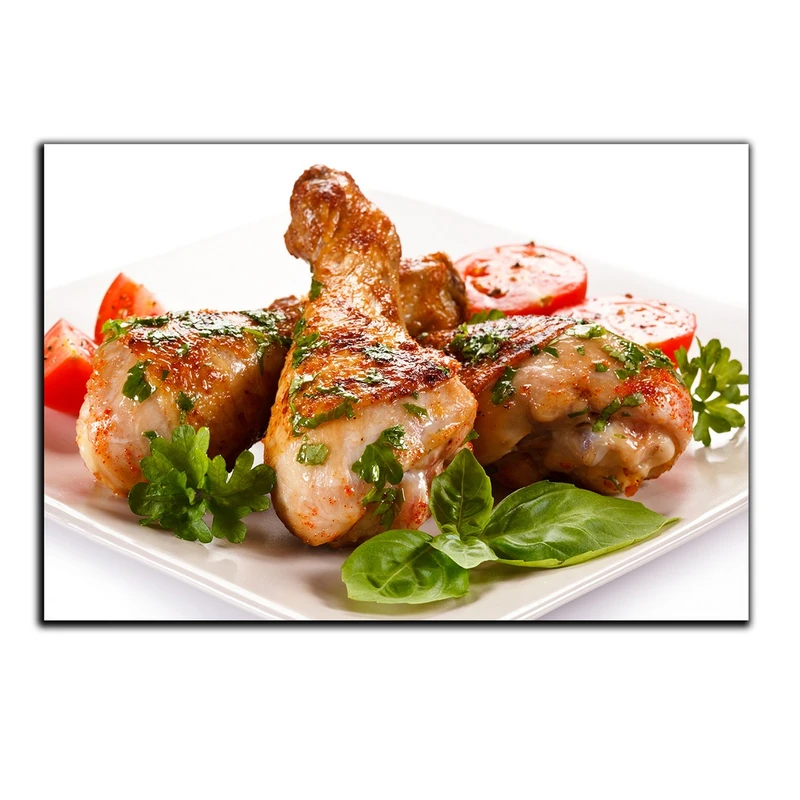 تابلو شاسی بکلیت طرح فست فود بال و کتف کبابی مدل SH-S1051