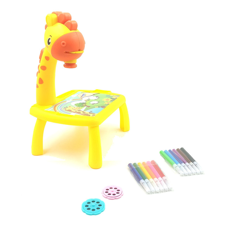 بازی آموزشی رنگ آمیزی رساکو مدل نقاشک طرح زرافه کد Y1