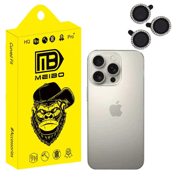 محافظ لنز دوربین میبو مدل Jewel Shining مناسب برای گوشی موبایل اپل Iphone 16 Pro Max
