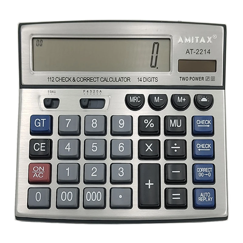 ماشین حساب آمیتکس  مدل AT2214C 